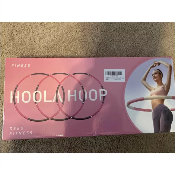 Hoola Hoop Folding Fitness Weighted Hula Hoops - Picture 2 of 3